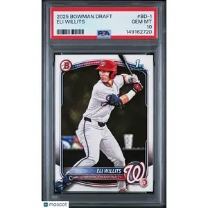 2025 Bowman Draft Baseball Eli Willits #BD-1 PSA 10