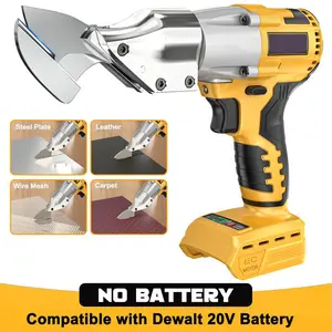 Sheet Metal Cutter for Dewalt 20v, Battery Not Included, Sheet Metal Nibbler - 221 Ft-Lbs Torque Metal Shears - Cuts 18GA Material for Steel, Leather & Carpet - with 360 Degree Pivoting Head