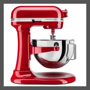 KitchenAid 5QT Bowl-Lift Stand Mixer Bowl Lift Professional Performance Red 5qt