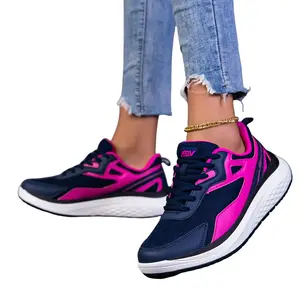 SPACEON Pink Tennis Shoes Shoes Walking Shoes for Plantar Fasciitis Arch Support Athletic Tennis Sneakers Orthotic Comfortable Shoes