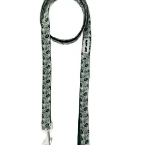 Green Golf Paws on the Green Dog Leash - One Size - 2 cm Webbing, 152 cm Length