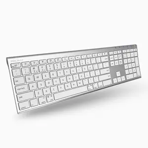 Full-Size Bluetooth Keyboard for Mac - Aluminum Rechargeable