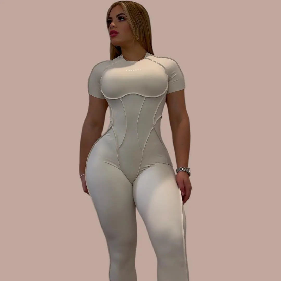 Sleek Short Sleeve Jumpsuit