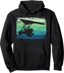 Paratrike Motorized Hang Glider Vintage Man Deltatrike Pullover Hoodie - Wesleylewi Shop 95B0D9FZYLT4