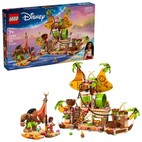 LEGO Disney Moana 2 Kakamora Barge Kids Building Toy Set 43258