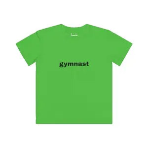 Gymnast Brat Youth T-Shirt - Super Soft Fine Jersey Fabric, High Quality Print, Regular Fit, True to Size, Fun Spontaneous Design