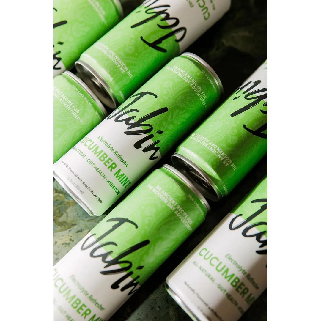 Cucumber-Mint Jabin Beverage with Organic Apple Cider Vinegar