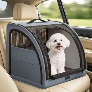 Portable Pet Bed for Car & Outdoor Use, Cozy Travel Pet Nest for Dogs & Cats, Comfortable Pet Carrier Bed for Camping, Road Trips & Home Use