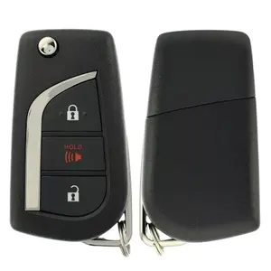 2019-2023 Toyota RAV4 / 3-Button Remote Flip Key / PN: 89070-42G00 / HYQ12BFW (H Chip) (AFTERMARKET)