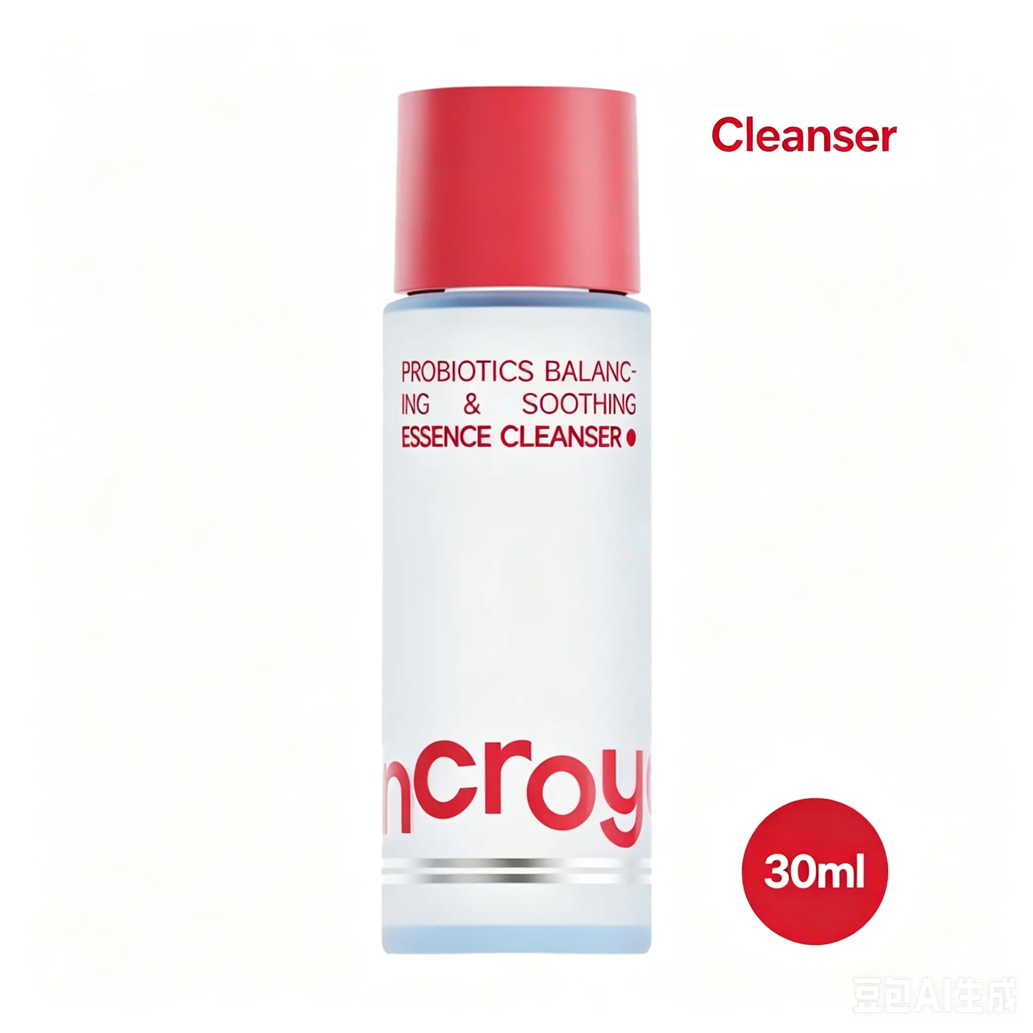INCROYA Facial Wash 30ml | 3-in-1 Cleansing + Makeup Removal + Nourishment Gentle Non-Stripping Sensitive Skin Friendly【Deep Cleansing】