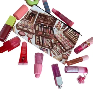 Lip Makeup Set: Lip Gloss and Lip Balms