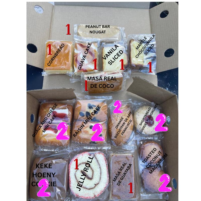 Jo Bakes Pastry Variety Box – 20 Individually Wrapped Pastries, Cake Slices, Sponge Cake, Guava & Coconut and More!