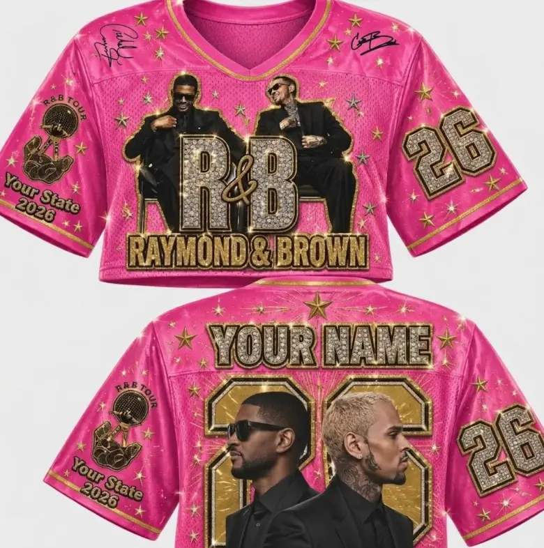 2026 R&B Tour Legends Music Croptop - Men's/Women's Professional Sports Streetwear Concert Shirt Apparel