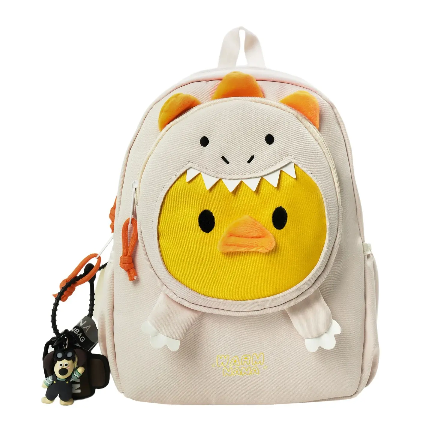 Neoprene Cartoon Pattern Kids Backpack for Boys And Girls, Lightweight Preschool School Bag With Smooth Zipper, Toddler Daily Carry Accessory For Ages 3 To 6