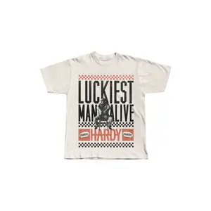 Hardy Luckiest Man Alive T-Shirt, Country Music Graphic Tee, Vintage Cotton Unisex Shirt, Casual Streetwear for Fans, Collectors, and Music Lovers