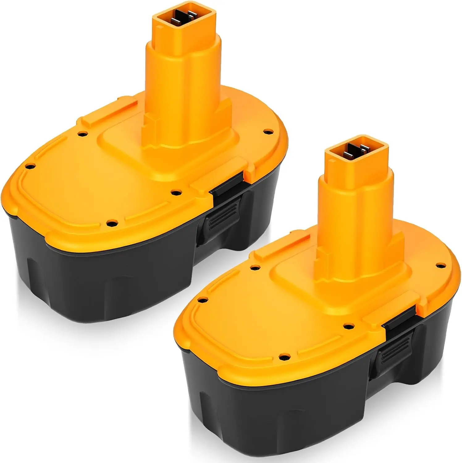 2-Pack 4500mAh 18V DC9096 & DC9098 Replacement Batteries for Dewalt 18V Tools, Compatible with Dewalt 18V Batteries: DW9095, DW9099 & Entire 18V Series