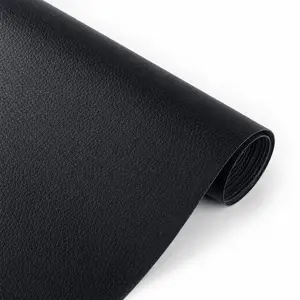 Black Leather Repair Patch Tape Self-Adhesive Waterproof Cuttable | Fix Couch Sofa Car Seat Boat Jacket Furniture Easy DIY