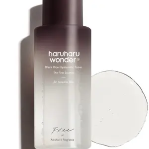 Haruharu Wonder Black Rice Hyaluronic Toner for Sensitive Skin 5.1 fl.oz / 150ml | Alcohol Free, Fragrance Free | Vegan, Crurelty Free, EWG-Green Moisturizers Skincare Comfort Skin Repair Hyaluronic Acid Moisture Unscented Smoother Hydrating Nourishing
