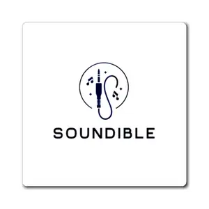 Soundible Logo Magnet — Music Studio Fridge Sticker