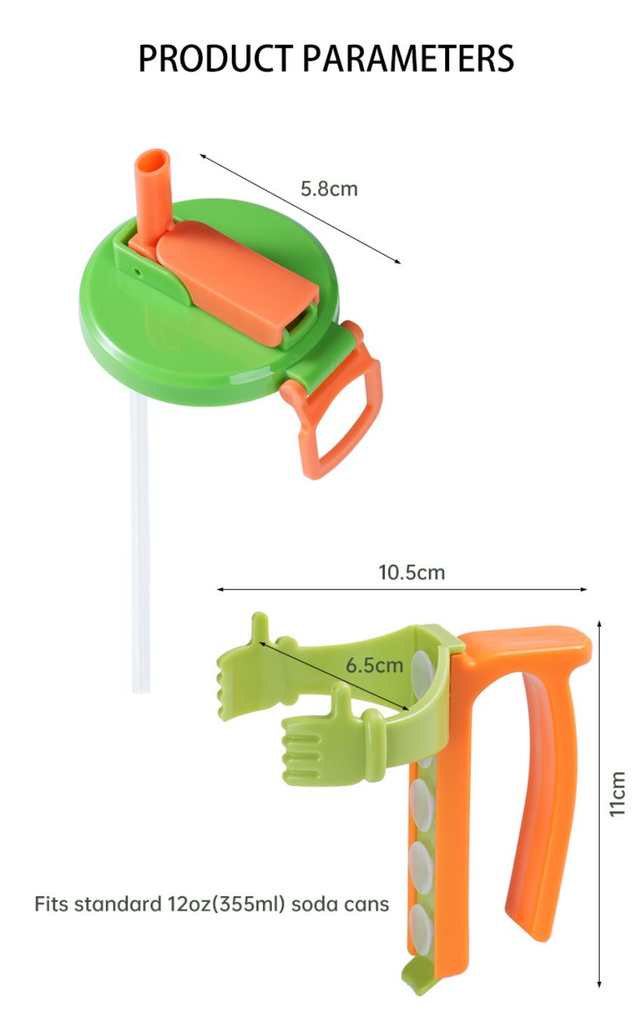 PopLid Upgraded Soda Can Lids with Handle & Straws (4 Pack) – BPA Free, One-Touch Open, Leakproof Non-Slip Reusable Beverage Can Cover for Soda, Juice & Canned Drinks PopLid Upgraded Soda Can Lids with Handle & Straws (4 Pack) – BPA Free, One-Touch Open, Leakproof Non-Slip Reusable Beverage Can Cover for Soda, Juice & Canned Drinks