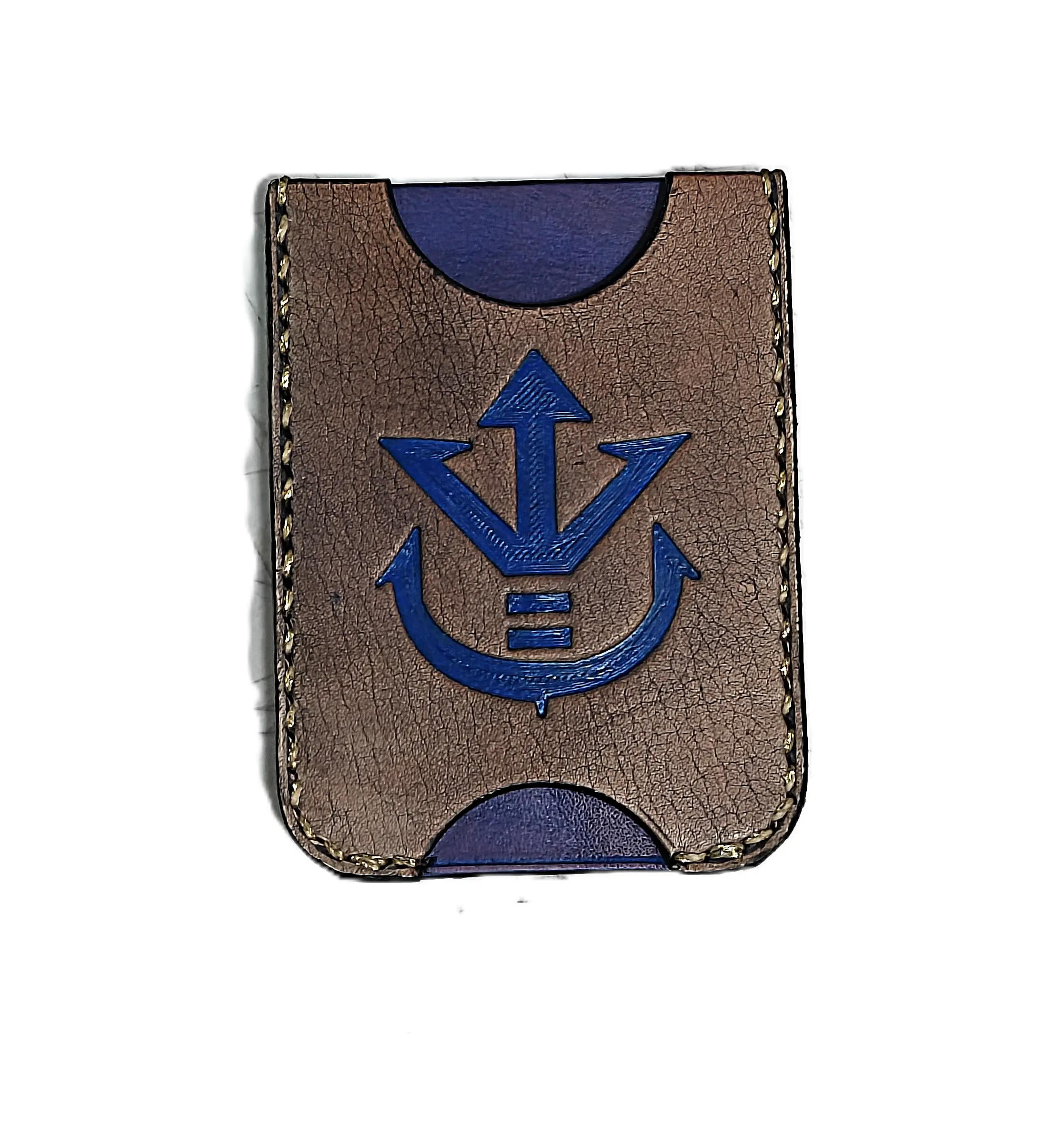JP Leathercraft Handmade Vegeta Saiyan DBZ dragon ball Minimalist Wallet Wallet Card Holder Flap Wallet