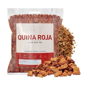 Quina Roja Herbal Tea (Red Cinchona Bark, Red Quina) - Crafted By Nature - 100% All Natural Fresh Vegan Traditional Flavor