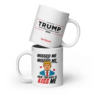 The Missed Me Mug - Ceramic Mug, Bold Design, Microwave & Dishwasher Safe, Ideal for Coffee and Tea