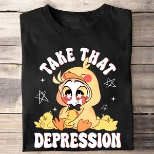 Lucifer Take That Depression Hazbin Hotel shirt, Hazbi!n Hotel Movie shirt, Lucifer Morning T-shirt Sweatshirt Hoodie
