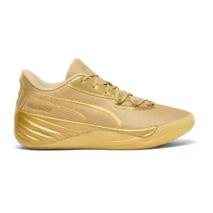 PUMA Mens All Pro Nitro Gold Rush Basketball Sneakers Shoes - Gold