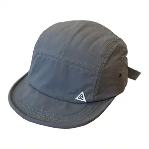 Spring Summer Autumn Outdoor Quick Dry Visor Hat for Women Japanese Short Brim Baseball Cap Unisex Street Soft Brim Five Panel Sunshade Cap