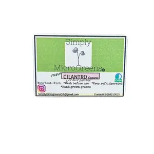 Simply Microgreens CA - Organic Microgreens, Refrigerated, Hand-Grown, Available in Various Seasons, Partial Sun Use, all organic