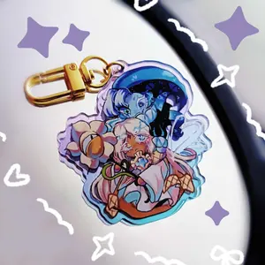 Pure Vanilla + Shadow Milk Cookie CRK  Acrylic keychain