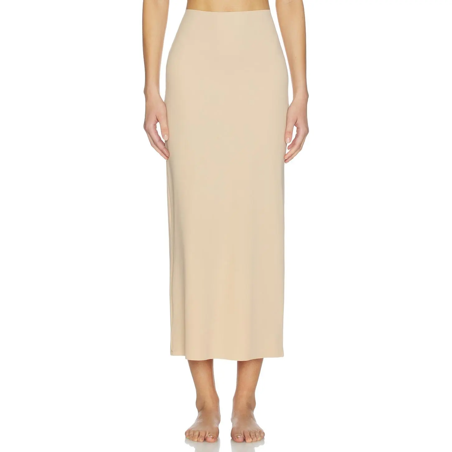 Commando Classic Maxi Half Slip Skirt in Beige