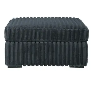 Midnight-Madness Oversized Accent Ottoman
