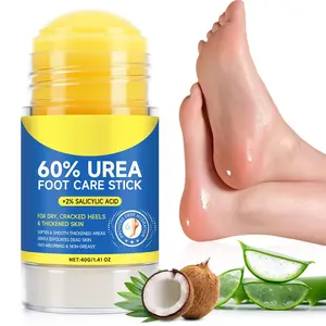 Elaimei 60% Urea Foot Moisturizer Cream 40g, Rich in Aloe Vera & Tea Oil, Intensive Foot Care, Deep Hydration & Firming, Winter Foot Care Balm, Foot Dead Skin Remover, Dead Skin Removal For Feet, Cracked Heel Repair