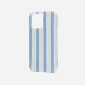 Garden Bed Phone Case - Blue Pinstripe