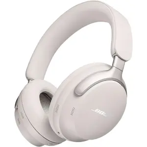 Bose QuietComfort Ultra Wireless Noise Cancelling Over-the-Ear Headphones White Smoke for Superior Audio Experience Electronic Headset