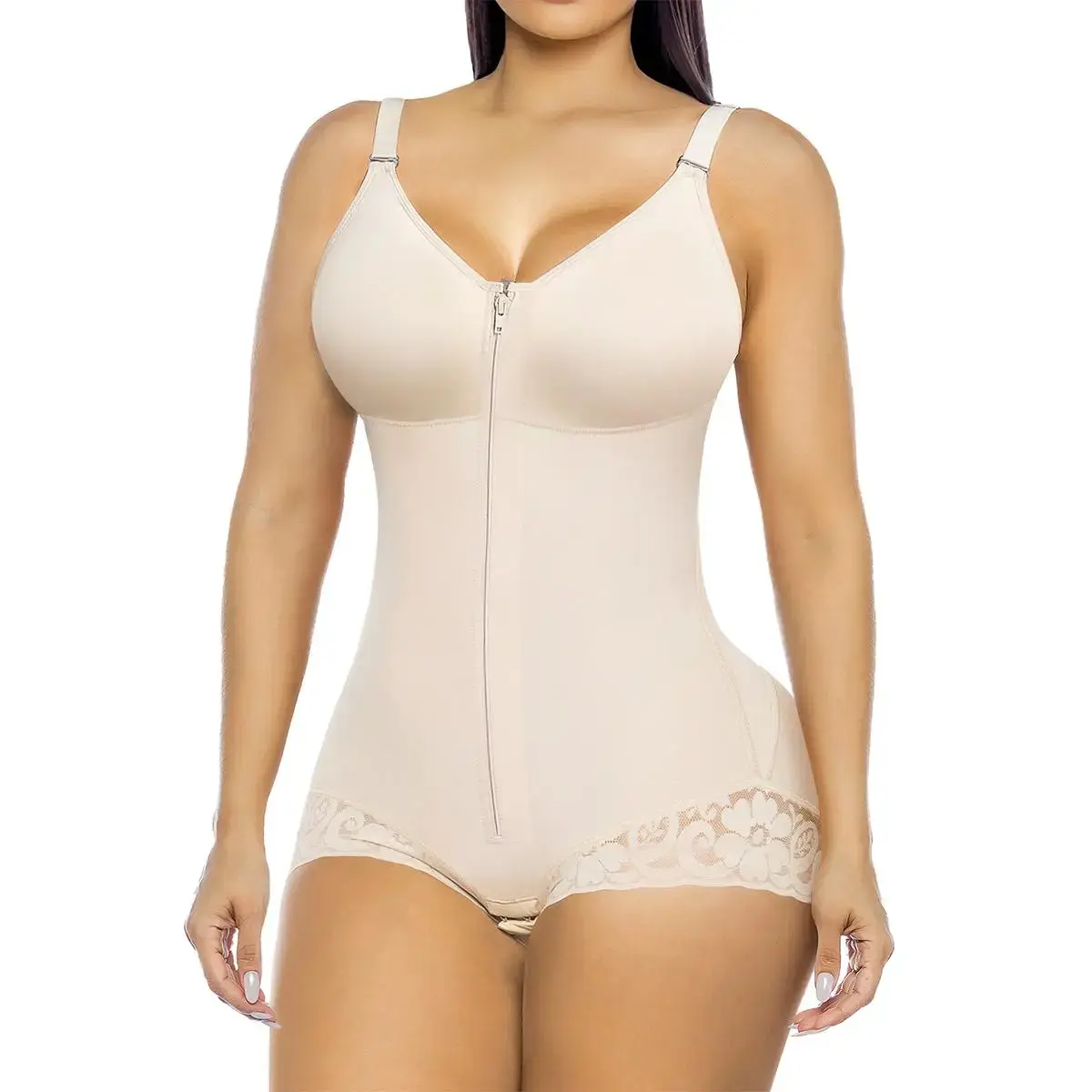 Overbust Fajas Colombianas Shapewear for Women Tummy Control Brief Shaper Girdles Compression Garment