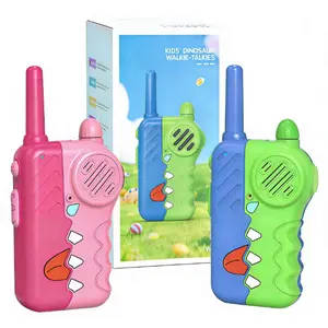 Kids Walkie Talkies 2 Pack, Long Range & Clear Sound, Kids Safe Outdoor Toys with Flashlight & Lanyard, Keep Kids Away from Screens, Perfect for Camping, Hiking, Backyard & Birthday Gifts (Pink & Blue) Audio