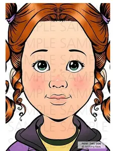 Nina Sparkling Faces Practice Board by Svetlana Keller