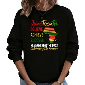 Juneteenth Long Sleeve Sweatshirt – Celebrate African Independence Day 1865