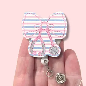 Labor and Delivery Badge Reel, Newborn Nurse Badge Reel, NICU Badge Reel, Baby Nurse Badge Reel, ID Holder, Badge Clip (1211)