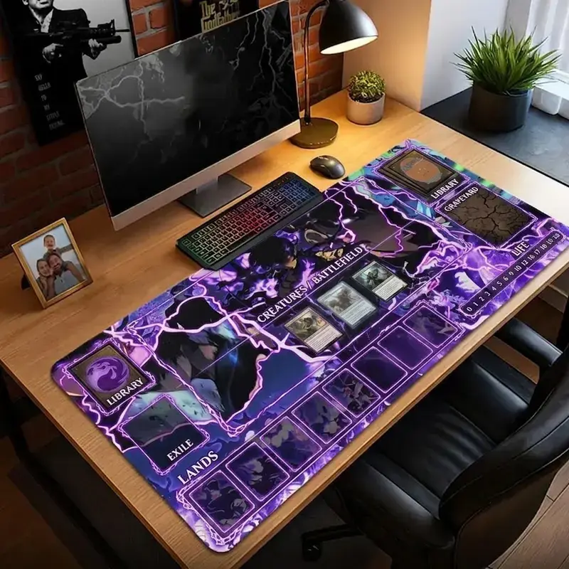 Solo Leveling Lightning Power MTG Playmat Shadow Army Magic The Gathering TCG Mat