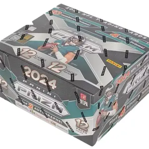 Panini Prizm 2024 Football Hobby Box - 2 Autographs per Pack, Includes 12 Packs of Collectibles, Original Design