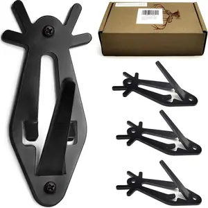 European Mount Skull Hanger, Deer Skull Wall Hooker for Hanging Deer Head, Pronghorn and Other Smaller Animals, Euro Mount Hanger with Easy Install Kit for Indoor Outdoor