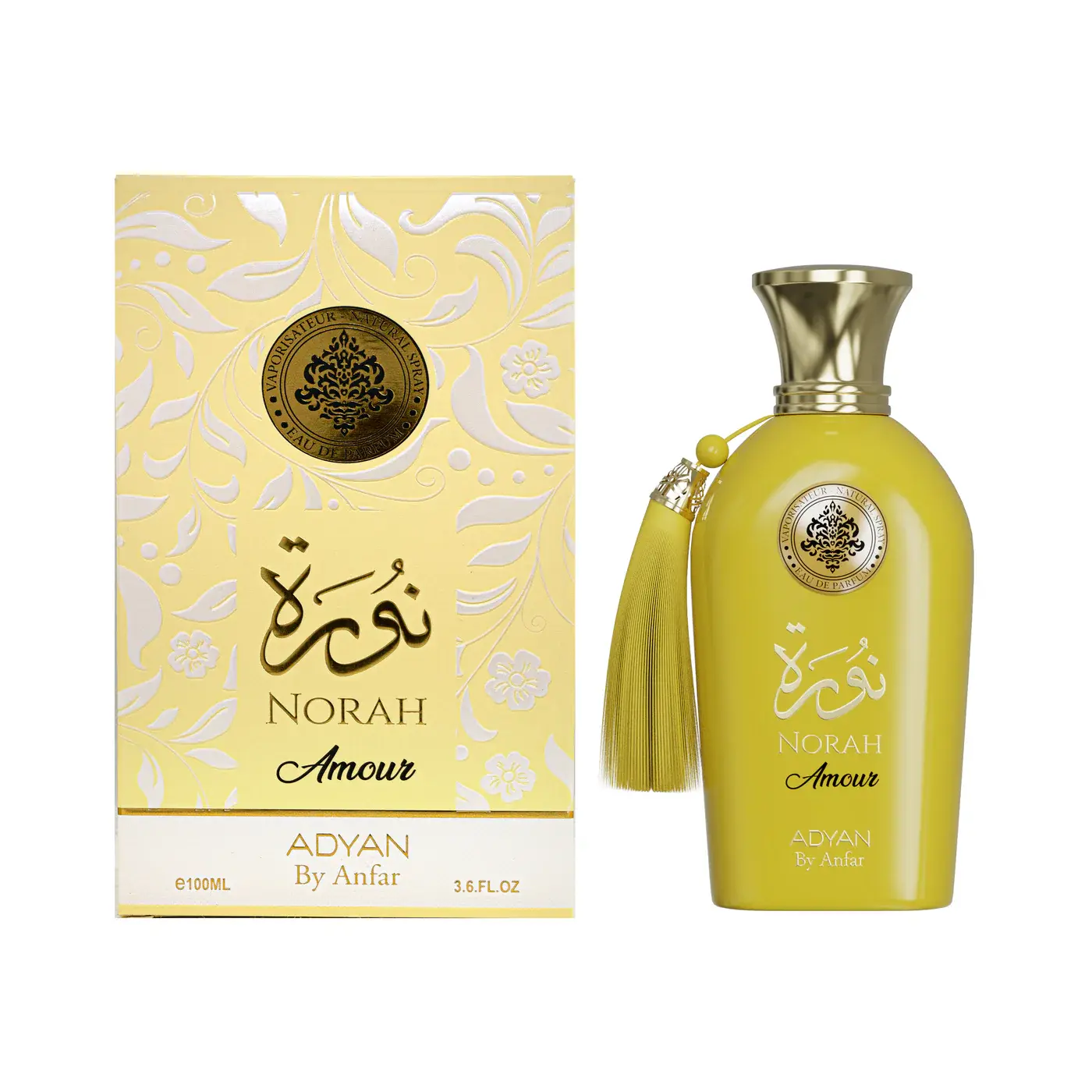 ADYAN Norah Amour 100 ML (3.4 fl oz) I Premium Floral Perfume I Captivating Fragrance I Long-Lasting Elegance I Unforgettable Scent I Exquisite Floral Scent