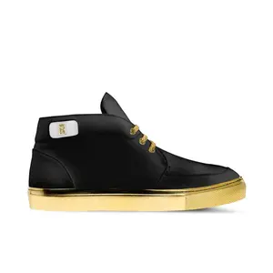 Sleek Sophistication: Introducing  BNB GOLD Derby Sneaker Athletic Runner Athletic Runner