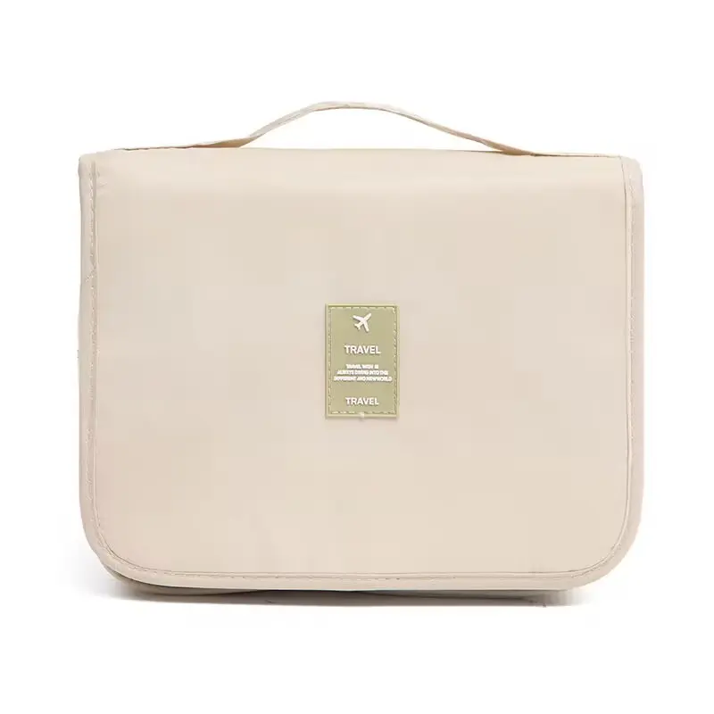 High-Capacity Hanging Toiletry Bag, Multi-Function Polyester Travel Makeup Organizer with a Hangable Hook for Business Trips