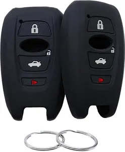 Silicone Rubber Key Fob Cover Compatible with Subaru Ascent BRZ Crosstrek Forester Impreza Legacy Outback WRX WRX STI XV Crosstrek (2014-2026)