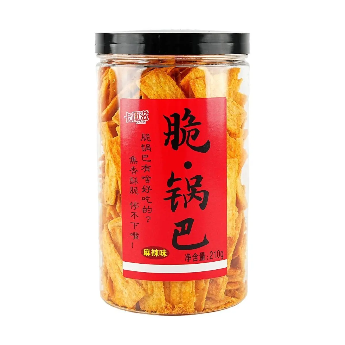KAQUCI Spicy Crispy Rice Snacks, Mala Flavor, 210g - Authentic Chinese Savory Crunch